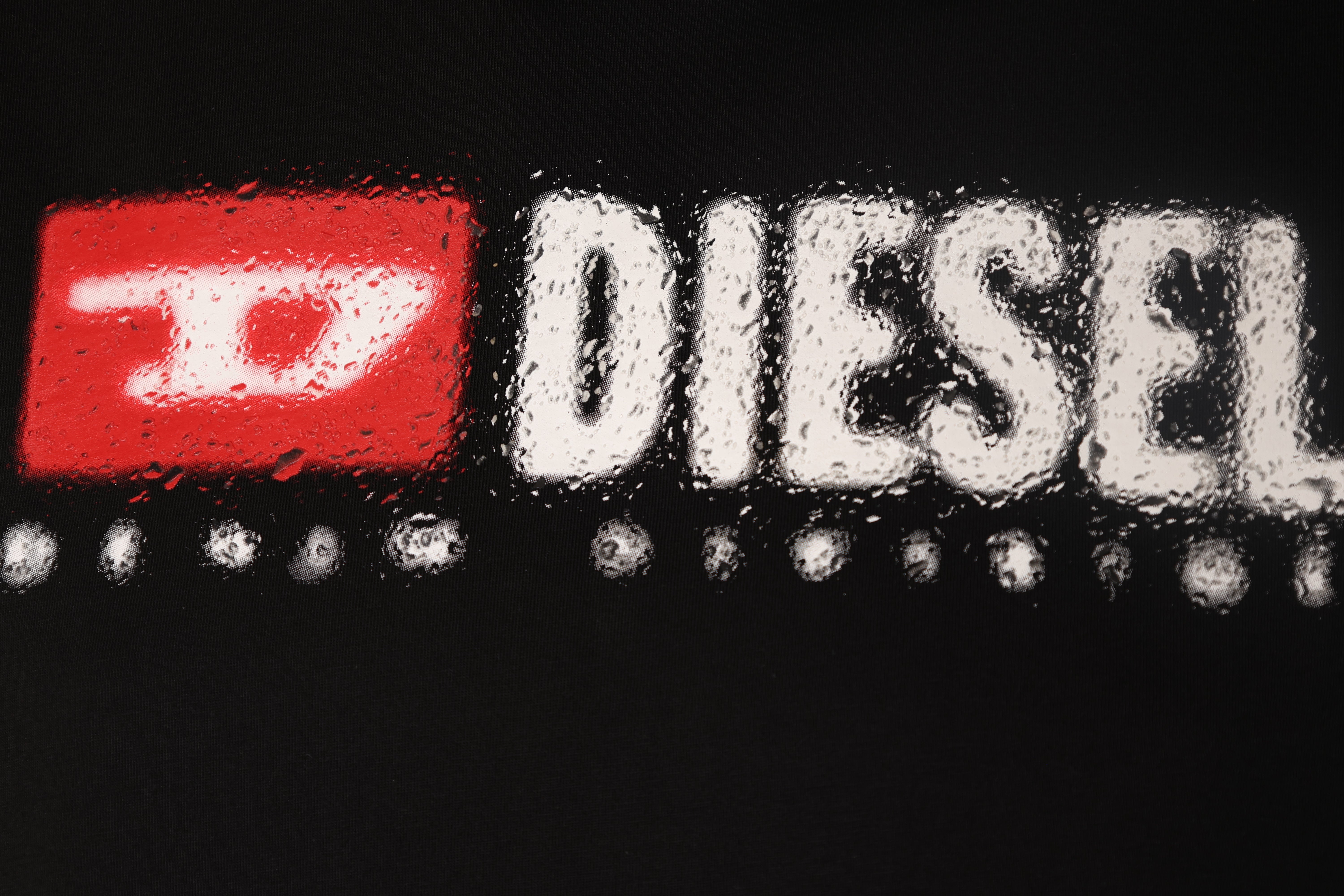 Diesel T-Shirt T-Adjust K14 Logo Black